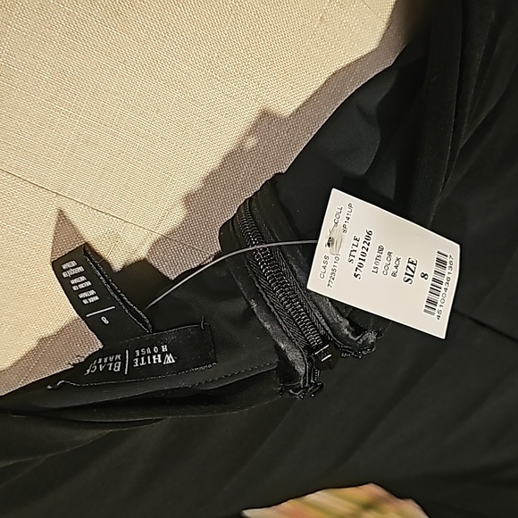 White House Black Market form-fitting black evening dress, High stretch! - Picture 4 of 5
